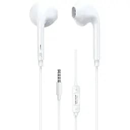 Дротові навушники WK YA02 3.5 mm 1.2 m вкладиші з мікрофоном White