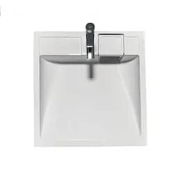 Умивальник на пральну машину без переливу Adamant Washer New White штучний камінь - мініатюра 2
