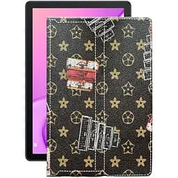 Чохол StatusCASE з екошкіри для планшету Huawei MatePad T10s Луі-Вітон-коричневий