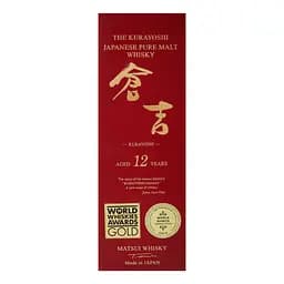Віскі The Kurayoshi 12 yo Japanese Pure Malt Whisky в подарунковій упаковці 43% 0.7 л - мініатюра 4