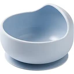 Мисочка силиконовая BabyOno с присоской синий