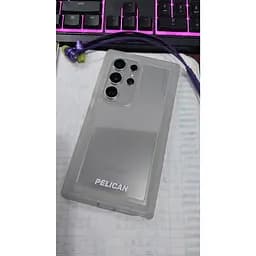 Протиударний чохол із кліпсою Pelican Voyager аналог OtterBox Defender для Samsung Galaxy S24 Ultra (6.8") Clear - мініатюра 7