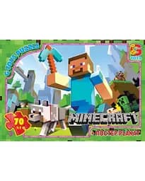 Пазлы "Minecraft" (Майнкрафт) 70 эл. MC771 G-Toys (4824687632455)
