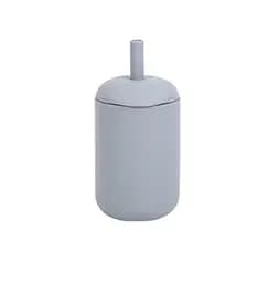 Силиконовая, безопасная детская чашка с соломинкой без содержания бисфенола А, 175 мл, Leaden