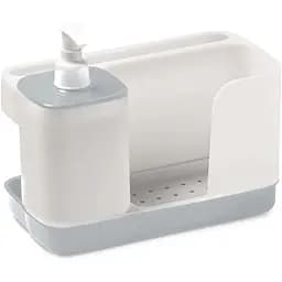 Органайзер Snips с дозатором для моющего средства бело-серый (000769)