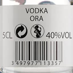 Горілка Ora Vodka, 40%, 0,05 л - мініатюра 3