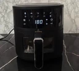 Аерофритюрниця безмасляна Crownberg CB-5551 на 5л електрична аерогриль з сенсорним керуванням 2000Вт Чорний - мініатюра 3