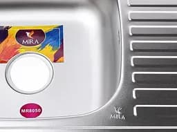 Мийка кухонна Mira MR 8050 L D Decor Left прямокутна 800х500х180 мм 30412 - мініатюра 2