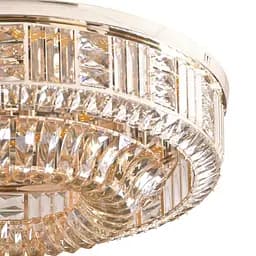 Люстра стельова Brille кришталева з пультом LED E14 40W G (BCL-635C/7) - мініатюра 3