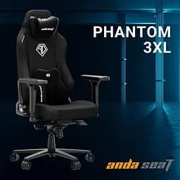 Крісло для геймерів Anda Seat Phantom 3 Size XL Fabric Gray (AD18XL-52-G-F-G01) - мініатюра 2