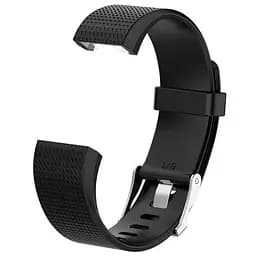 Силіконовий ремінець Primolux для фітнес браслета Fitbit Charge 2 Black S - мініатюра 3