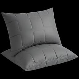 Набор подушек Ideia ManMaker гипоаллергенная с молнией 2 шт. 50х70 см серый (8-36309)