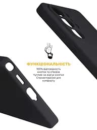 Силиконовый чехол с MagSafe для Samsung Galaxy S26 Ultra 5G, ICON2 MagCase, черный, противоударный, панель с мягкой подкладкой, защита всего корпуса, поддержка беспроводной зарядки, совместим с защитными стеклами и пленками, ArmorStandart (ARM88791) - мініатюра 4