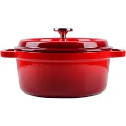 Кастрюля Ringel Essen, с крышкой, 22 см, 2,9 л, красная (RG-2300-22)