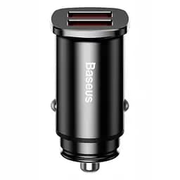 Автозарядка 2xUSB 30W (USB-A) QC3.0 Чорна Baseus (CCALL-DS01) - мініатюра 4