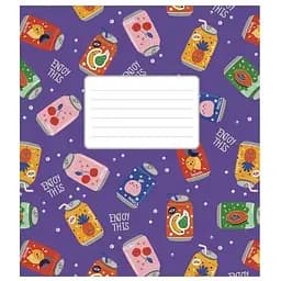 Тетрадь ученическая Some Fan Школярик 018-3221L-3 в линию 18 листов