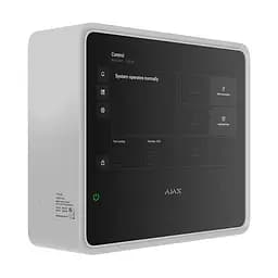 Бездротовий ППКП Ajax EN54 Fire Hub Jeweller White з Wi-Fi, 2G/4G, Ethernet, підтримкою до 200 пристроїв та 40 пожежних зон (26-00634) - мініатюра 2