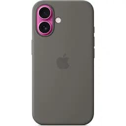 Чохол Apple Silicone Case with MagSafe для iPhone 16 Stone Gray (MYY33ZM/A) [116206] - мініатюра 3