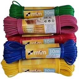 Шнур білизняний МТМ 30 м ПВХ 1 шт. в асортименті (3265)