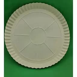 Тарілка паперова під піцу Ø 370 мм біла 100 шт.