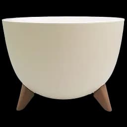 Горщик для квітів Serinova Ufo, 10 л, кремовий (ALY603)