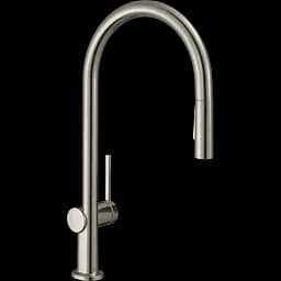 Змішувач Hansgrohe Talis 210 2jet кухонний з витяжним виливом Sbox 72801800 Stainless Steel Нержавіюча сталь