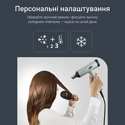 Фен Rowenta Tiny 1600 Вт зелено-чорний (HY7120E0) - мініатюра 7