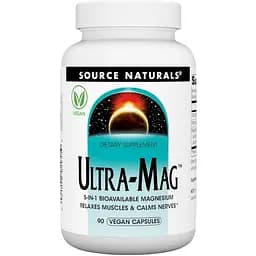 Магний ультра Source Naturals 5 в 1, 90 веганских капсул