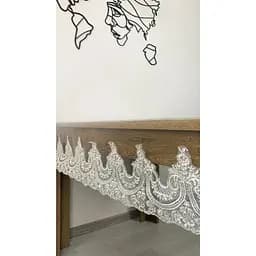 Силіконова скатертина з мереживом корд подвійним Elit 230х100 см