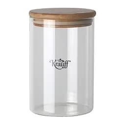 Банка для сипучих продуктів Krauff з бамбуковою кришкою 800 мл (31-289-015)