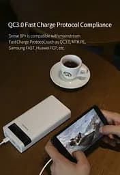 Батарея універсальна мобільна Romoss 30000mAh Sense8P+ (PHP30-515-1134) біла - мініатюра 2