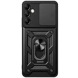 Чехол Primo Shockproof для Samsung Galaxy S26 Plus (SM-S947) - противоударный, с подставкой и шторкой для камеры - Black