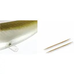 Силікон Savage Gear Minnow 125 мм 35.0g Sinking Khaki 2+1 - мініатюра 2