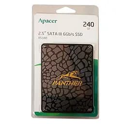 Накопичувач SSD Apacer AS340 240GB 2.5" 7mm SATAIII Standard (AP240GAS340G-1) - мініатюра 2