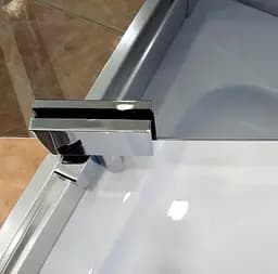 Душова кабіна Dusel A-516 100x100x190 тоноване 551612, Хром, Універсальна, тонований, хром, 100x100 - мініатюра 7