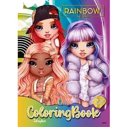Розмальовка зі стікерами "The creative Rainbow 2" LCB30, 16 сторінок