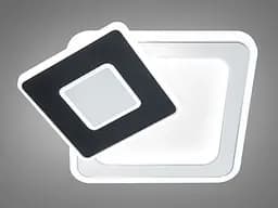 Світильник стельовий LED Diasha 6992, круглий, 38W, 2420 лм, металевий каркас, акриловий плафон, сучасний стиль - мініатюра 2