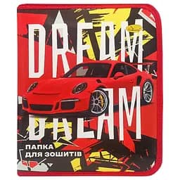 Папка для зошитів на блискавці "Dream sport car" Апельсин АП-1001-5