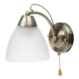 Бра Brille BR-01 219W/1 настенное накладное с выключателем классическое E14 AB