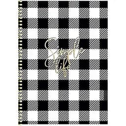 Зошит для записів Genius А5 в клітинку 80 аркушів Квадратики чорно-білі (B5-SC-080-6084K)