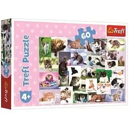 Пазл Trefl Мир кошек коллаж 60 эл. (17332)