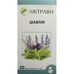 Дієтична добавка Ліктрави Шавлія 1 г 20 фільтр-пакетів