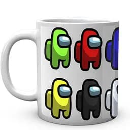 Кружка GeekLand Амонг Ас Among Us Один из нас Все цвета космонавтов AU.02.568 330 мл белая