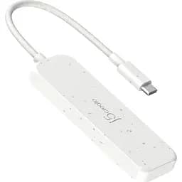 USB-Хаб j5create JCH342EW-N USB-C на 2 USB-A/2 USB-C, білий (JCH342EW-N) - мініатюра 3