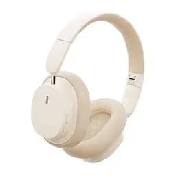 Бездротові накладні навушники Baseus Bowie D05 Wireless Headphones Creamy-white (NGTD020202) - мініатюра 3