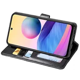 Шкіряний чохол-книжка GETMAN Gallant (PU) для Samsung Galaxy A26 5G Чорний - мініатюра 6