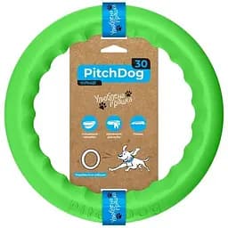 Кільце для апортування PitchDog 30, 28 см, салатовий (62385)