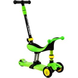 Самокат-велобег 3 в 1 Best Scooter 32х14х61-75 см Салатовый 000231683
