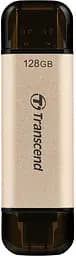 Накопичувач 128GB USB 3.2 Type-A + Type-C JetFlash 930 R420/W400MB/s Чорний Transcend teh0013382