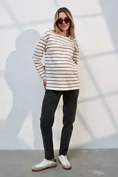 Джинси для вагітних Mom Fit для майбутніх мам XL (50) Ivonne Essential Юла Мама чорно-сірий - мініатюра 4